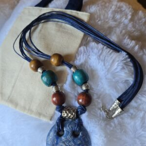Blue & Silver Necklace 05