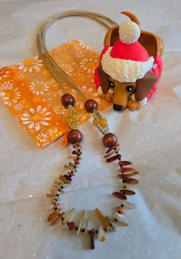 Brown & Honey Necklace 10