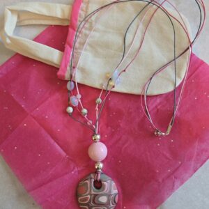 Pink Necklace 09