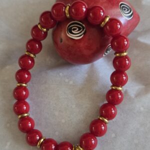 Red Bead Bracelet 11
